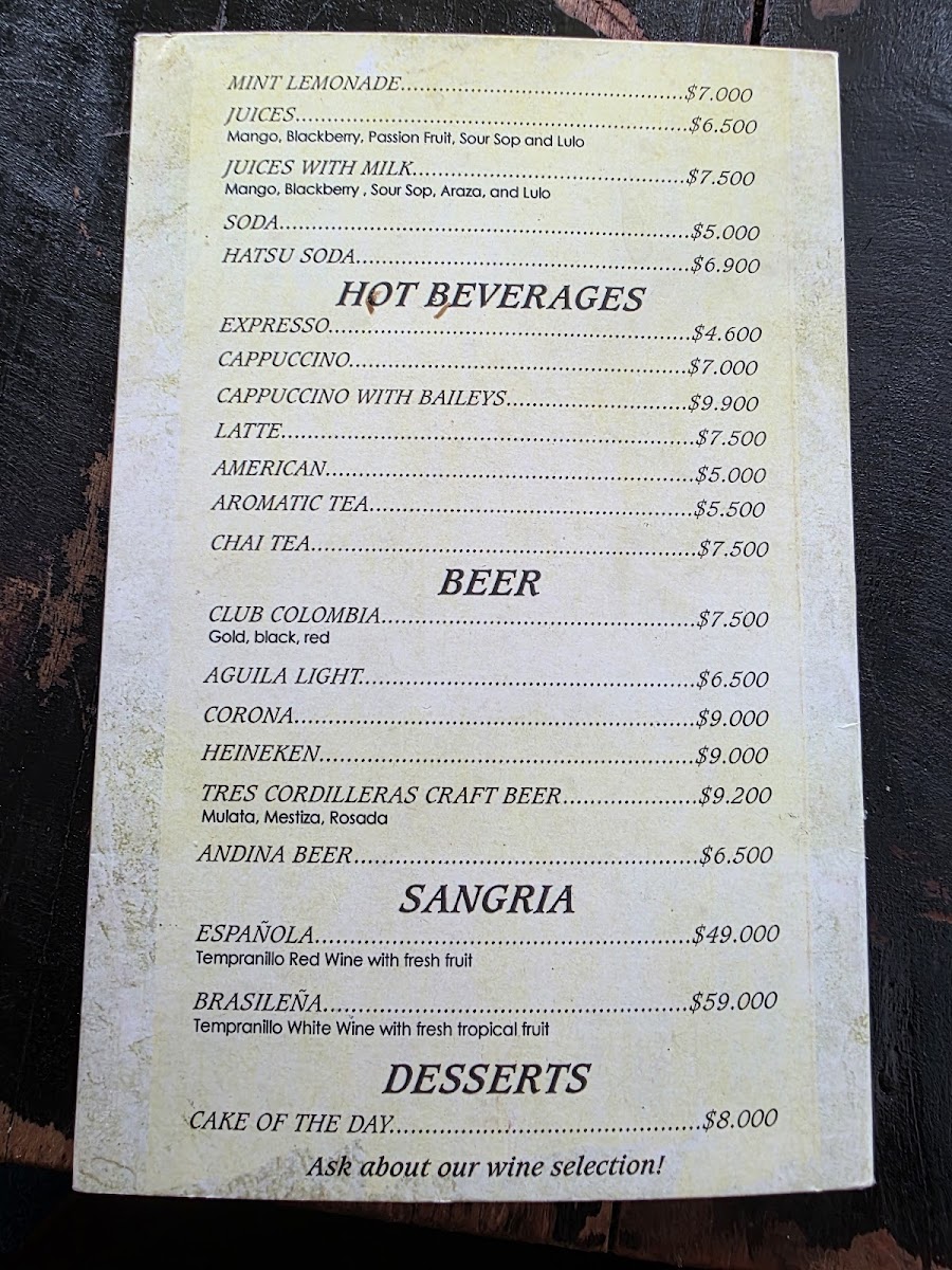 La Era Carne a la Piedra Menu - Image 5